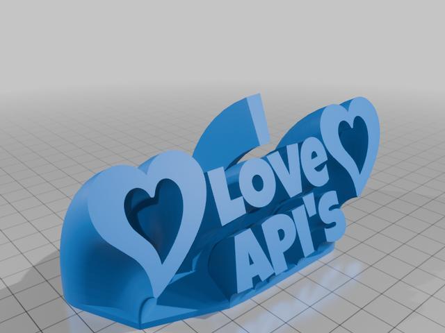 I Love API's 3D model thumbnail