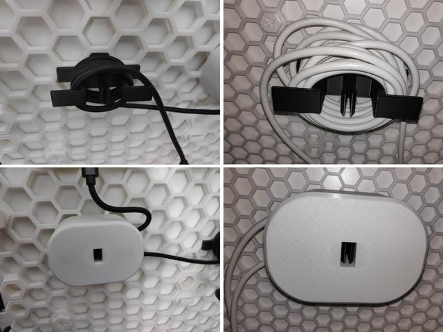 Cable Organizer for Honeycomb Wall | HSW 3D model thumbnail