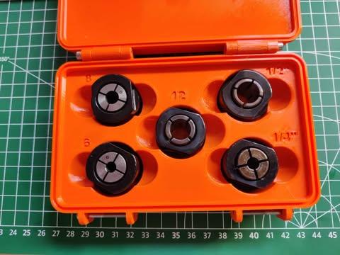 Triton router collets box 3D model thumbnail