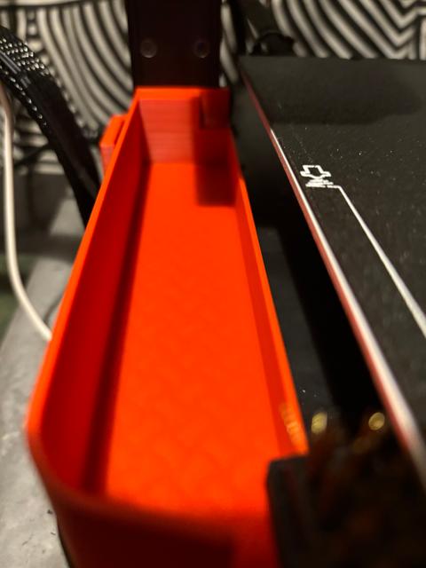 Ender 3 v3 KE removable bin with nozzle brush cutout 3D model thumbnail
