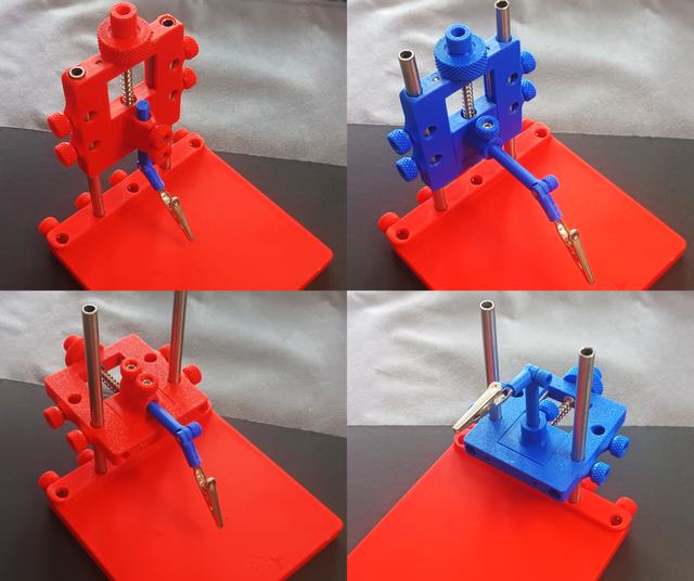 Precision translation axis for modular 3rd hand system 3D model thumbnail