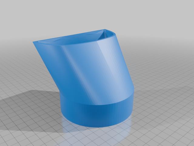 Fiber Laser Duct Inlet 4" 3D model thumbnail