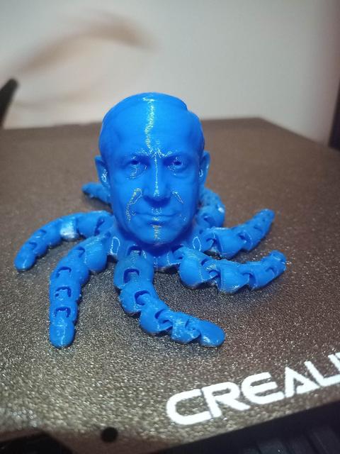 Netanyahu octopus - cute mini Netanpus 3D model thumbnail