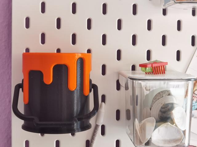 Drippy Bucket for Skadis 3D model thumbnail
