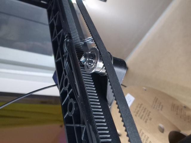 Z belt tensioner w. filament sensor bracket Ender 3 V3 KE 3D model thumbnail