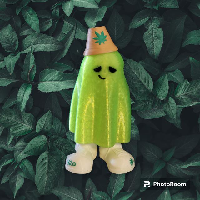 Pot Head For Ghosties! 3D model thumbnail