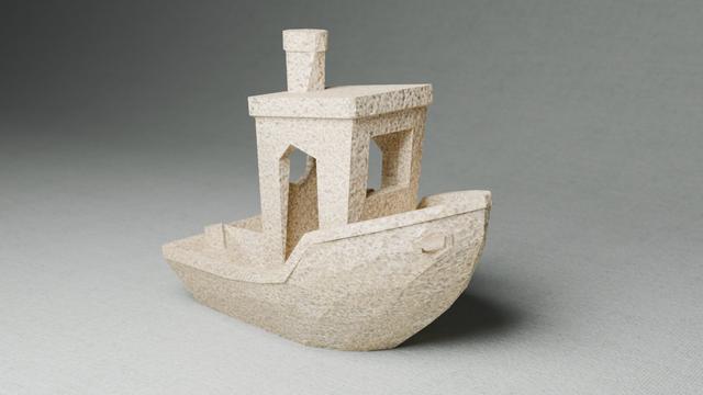 Low poly Benchy 3D model thumbnail