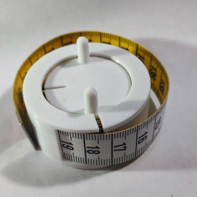 Spool for 1.5m Soft Tape Measure 3D model thumbnail
