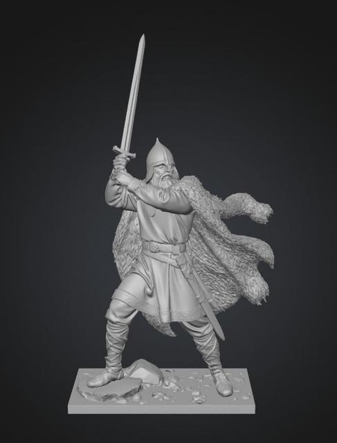 Raising the Sword Among Ruins 3D model thumbnail