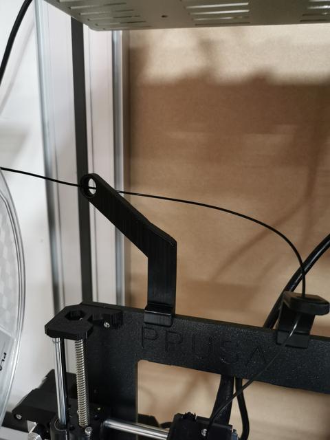 Prusa filament guide angled 3D model thumbnail