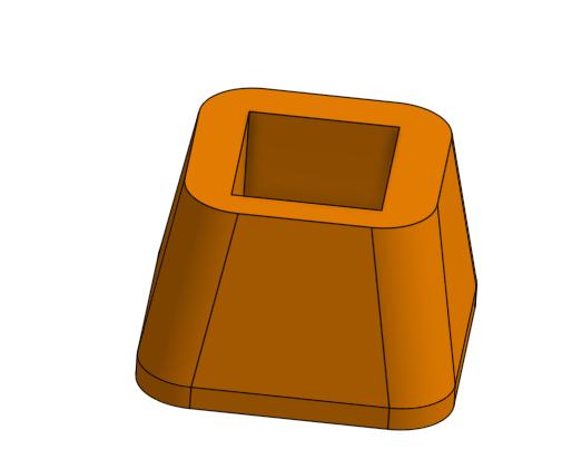 TPU feet for tablet stand 3D model thumbnail