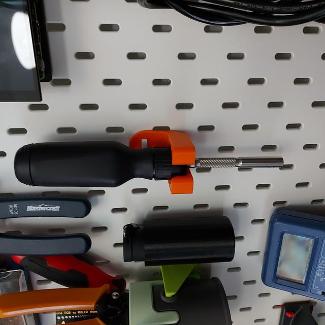 LTT/Megapro Screwdriver Skadis holder 3D model thumbnail