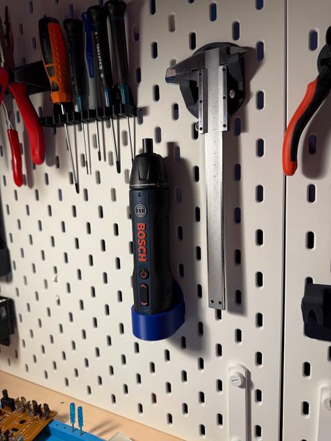 Bosch GO 2 Skadis T-Clip mount 3D model thumbnail