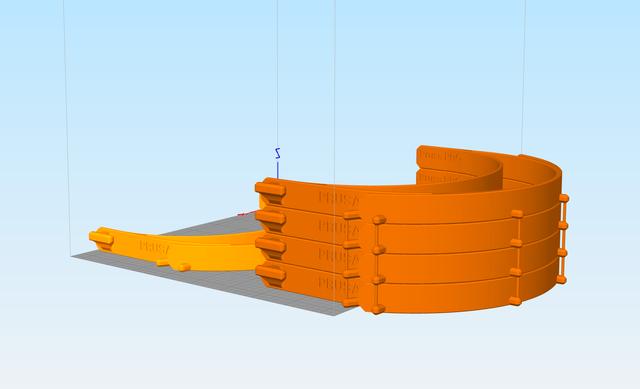 Thinner Prusa Pro (With Experimental Stack) 3D model thumbnail