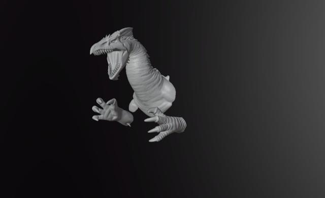 statue 3D model thumbnail