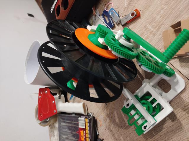 Adapterscheibe für Spool Winder D25-80 Loch 3D model thumbnail