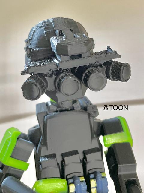 Higher Detail Dummy 13, GPNVG/Quad Tube Night Vision. 3D model thumbnail