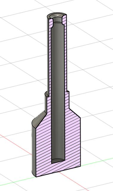 Better Grip Modified coupler Cap for Filament Dry Box 3D model thumbnail