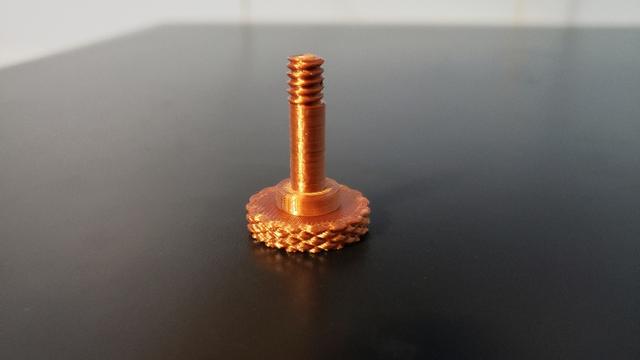 1/4 inch standard tripod thumb bolt for Articulating Camera mount 3D model thumbnail