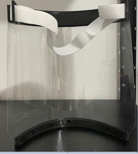 Modified - Prusa Face Shield 3D model thumbnail