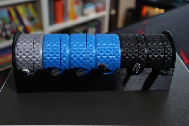 Base for Charger Cable Organizer 3D model thumbnail
