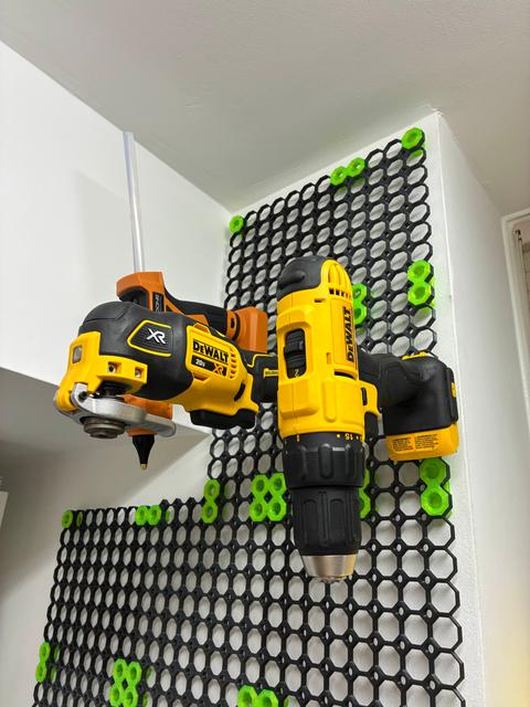 Dewalt tool mount for Multiboard 3D model thumbnail