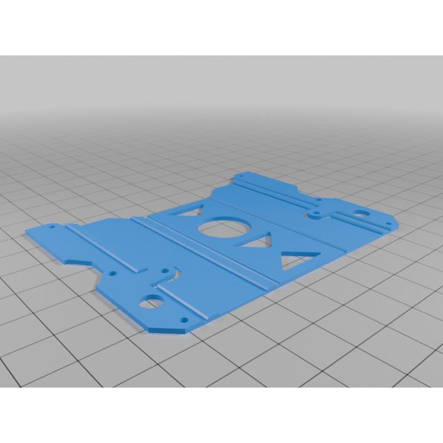 Tiny Trainer V1 4s Battery Tray 3D model thumbnail