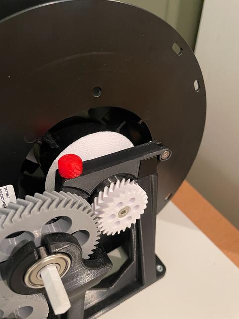 Respooler hinged axle cover 3D model thumbnail