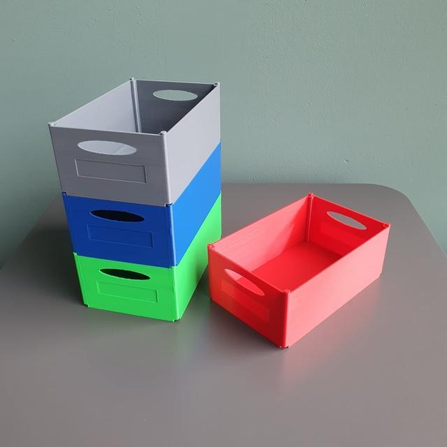 Basic Stackable Bin 3D model thumbnail