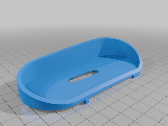 iMac G3 IO panel/IO shield with VGA port and tabs 3D model thumbnail