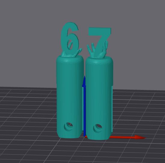 67 buttons 3D model thumbnail