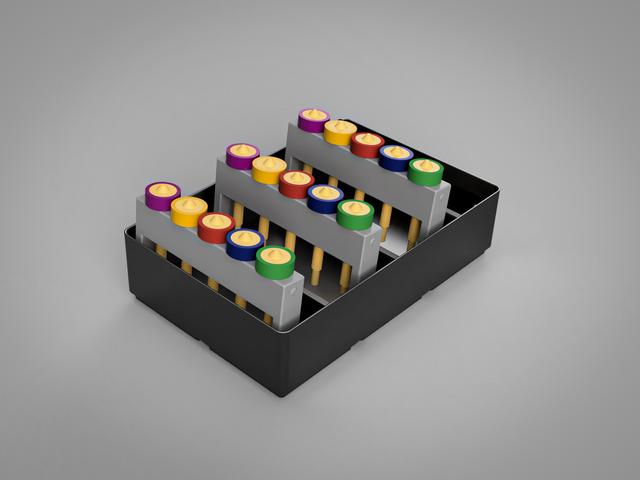 Revo Nozzle Box Gridfinity Edition 3D model thumbnail
