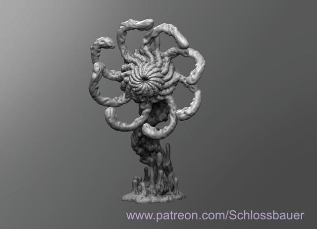Psychic gray ooze 3D model thumbnail