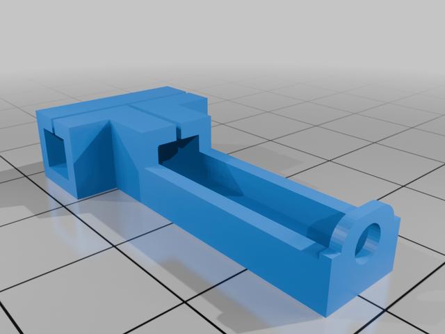 M3 Flex Center Fed Dipole Holder 3D model thumbnail