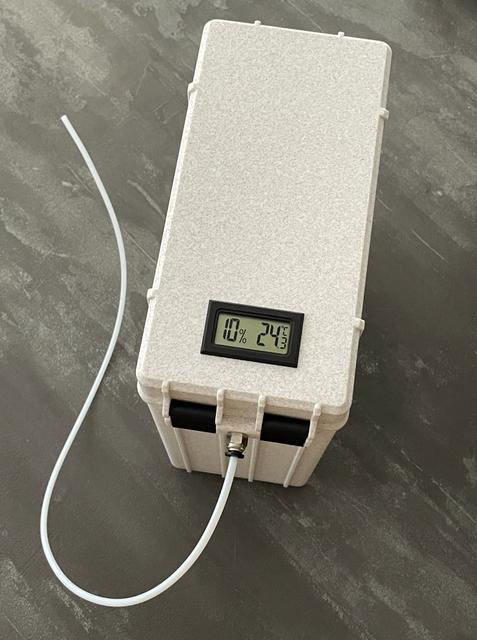 Rugged Filament Dry Box for over 200g silica gel 3D model thumbnail
