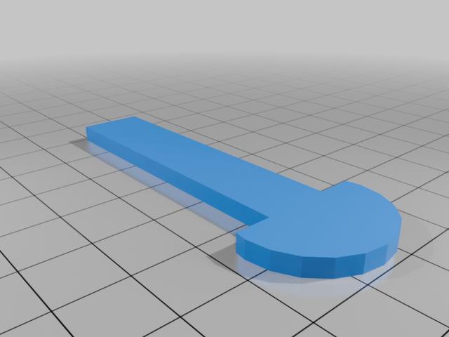 Trolley Coin shim (Australian) 2 Dollar 3D model thumbnail