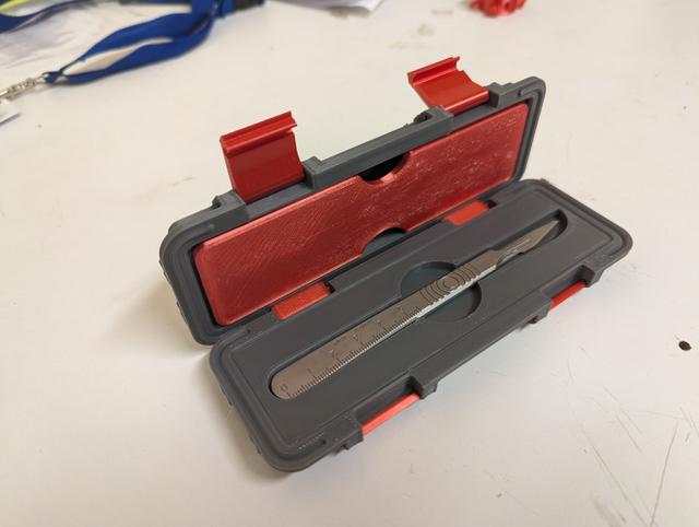 Scalpel case 3D model thumbnail