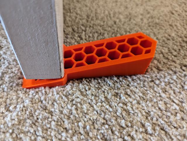 Hex Scraper Doorstop 3D model thumbnail