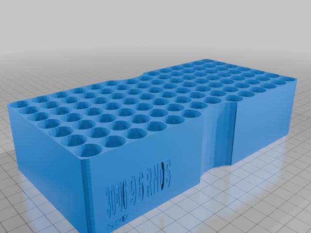 Ammo trays for M548 ammo can  3D model thumbnail