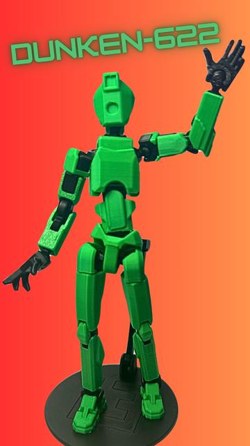 Dummy 13 Head Dunken-622 3D model thumbnail