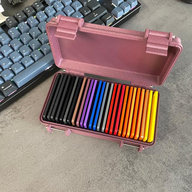 Filament Swatch Card Case/Holder 3D model thumbnail