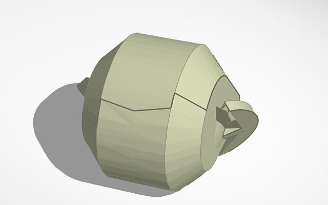 Ultron Head for Dummy 13 3D model thumbnail
