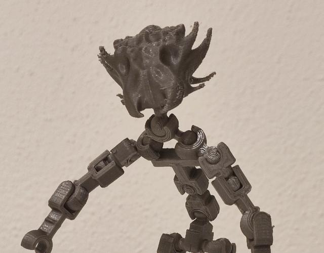 Lucky 13 Alien Ant head 3D model thumbnail