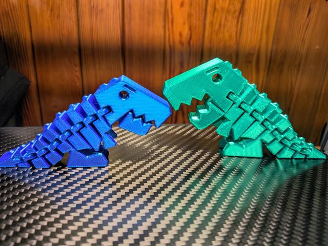 Flexi Rex with Moving Jaw 3D model thumbnail