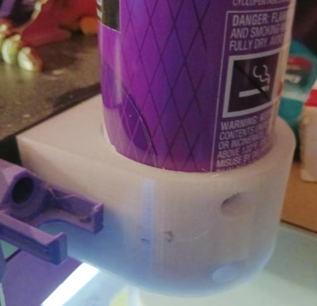 Ikea Lack Enclosure Aquanet Hairspray Holder 3D model thumbnail