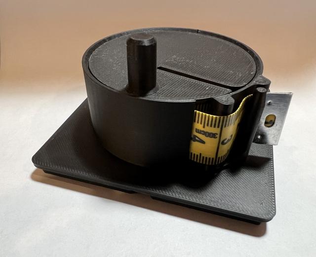 120" Tape Measure (+3mm) with Gridfinity Base 3D model thumbnail