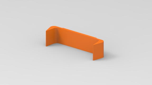 Quarky Soccer Kit - Front Claw 3D model thumbnail
