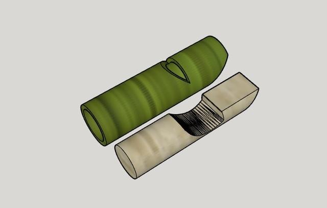 Local Whistle (Düllüm düdük) 3D model thumbnail