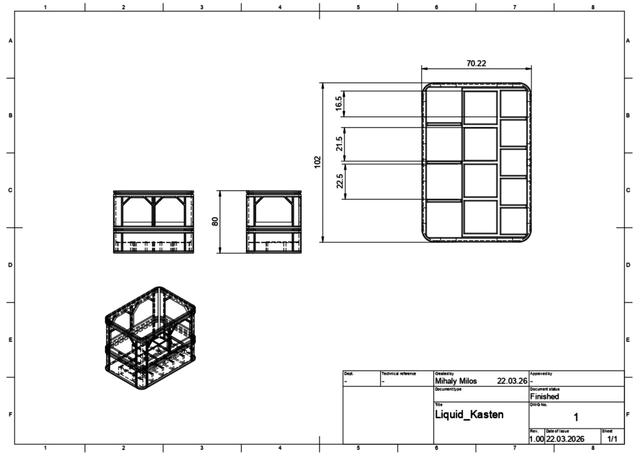 Liquid box for Elfbar vapes 3D model thumbnail