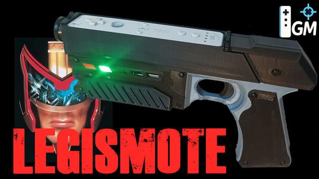 LEGISMOTE. Lightgun para WII remote 3D model thumbnail